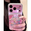 Sanrio Cartoon Pink Cute Hello Kitty Party Phone Cases For iPhone 17 16 15 14 Pro Max Lens Shockproof Protective Kawaii Cover
