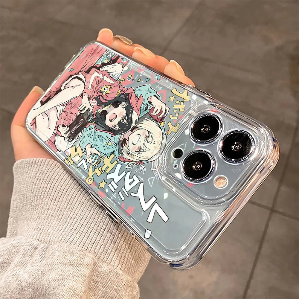 Anime Girl Lycoris Recoil Phone Case for Samsung Galaxy S25 S24 S23 S22 S21 S20 S10 FE Ultra Plus 5G Note 20 10 Pro Clear Cover