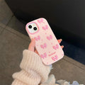 Cute 3D Cartoon Rabbit Star Love Heart Pearl Bow Phone Case for iPhone 17 Air 16 15 14 13 12 11 Pro Max 17promax Silicone Cover