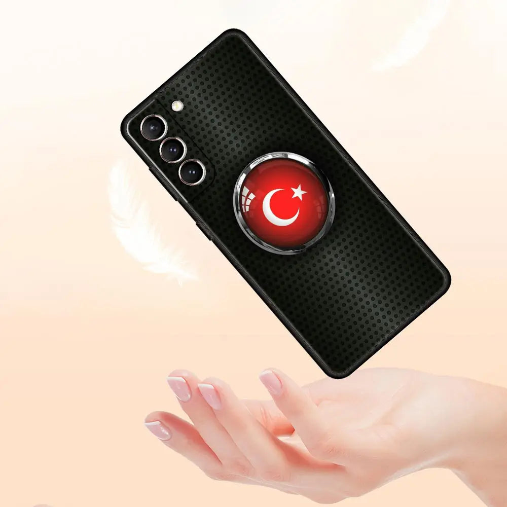 Phone Case Cover for Samsung Galaxy S26 S25 S24 S23 S22 S20 S21 FE Ultra S25Edge Plus 5G Soft TPU Capas Turkey Flag Fundas Bags