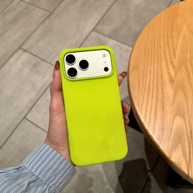 Luxury Original Silicone Case for iPhone 17 Air 16 15 14 13 12 Pro Max Plus 11 Shockproof Candy Official Liquid Soft Back Cover