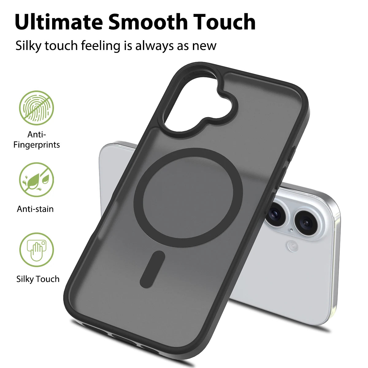 Luxury Matte Translucent For Magsafe Magnetic Case For iPhone 17 Air 16 15 14 11 13 12 Pro Max Hard Wireless Charging Back Cover