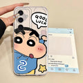 C-Crayon S-ShinChan Phone Cover Case for Samsung Galaxy A57 A52 A14 A16 A25 A51 A36 A37 A52 A17 A26 A24 A34 A35 A56 A55 A54 A15