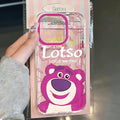 Disney Toy Story Lotso Bear Phone Case For Samsung Galaxy S26 S21 S25 S24 S23 S22 Ultra Plus FE Pattern For  A54 A55 A56 Cover