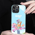 Cartoon Anime Blueys-S Phone Case For Iphone 17 16 15 14 13 12Pro Max Xr Air Plus Black Silver Hard Shell Cover