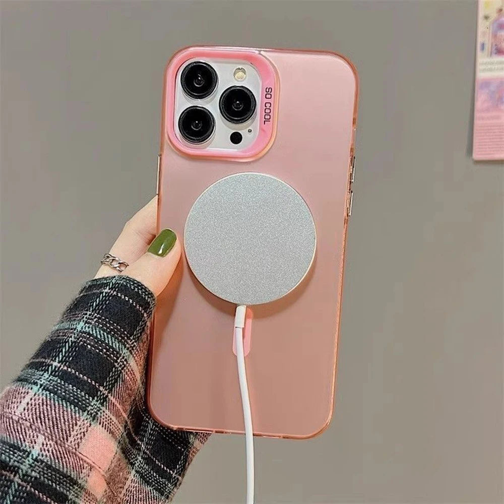 M-Marvels Venoms 3 New Movie Magsafe Magnetic Case for iPhone 11 12 13 14 15 16 Pro Max Plus Soft Silver Plated Anti Fall Cover