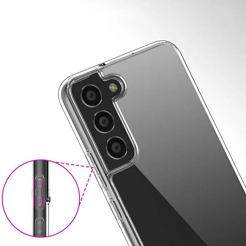 Clear Silicone Soft Phone Case For Samsung Galaxy S21 S22 S23 S24 Plus S25 Ultra S23 Fe Edge A14 A34 A54 A15 A25 A35 A55 Case