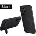 Carbon Fiber Magnetic Stand Case for Samsung Galaxy S26 Ultra S25 Edge S24 S23 S22 S21 S20 Ultra Plus S25 FE for Magsafe Cover