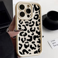 Soft TPU Leopard Painted Phone Case For iPhone 17 16 Pro Max 11 13 15 14 12 Air 16E 17promax 16promax Shockproof Funda Cover