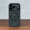 Magnetic Deer Head Pattern Leather Phone Case For iPhone 17 16 15 14 13 12 Pro Max Plus 17Pro Air For Magsafe Shockproof Cover