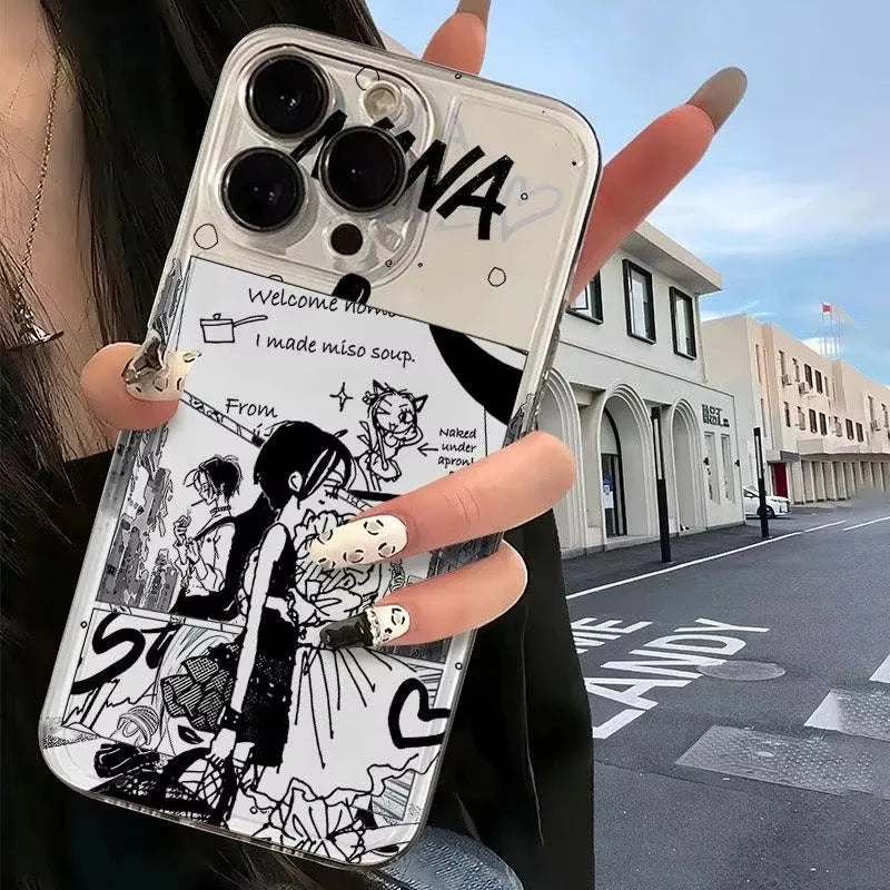 Anime Beautiful Girl Nana Phone Case For Tecno Spark Go 30C 10 Camon 40 30 20 19 Pova 7 6 5 4 Pro itel S23 A70 4G 5G Clear TPU