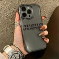 Letter Print Jesus Misplaced Font Clear Phone Case for iPhone 17 Pro Max 16 15 Pro 14 13 12 11 XR 17Air Plus Silicone Cover