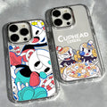 Game Cupheads Phone Case For iPhone 17 16e 16 15 14 13 12 11 mini Pro Max X XR XSMAX 8 7 Air Plus Transparent Soft Cover