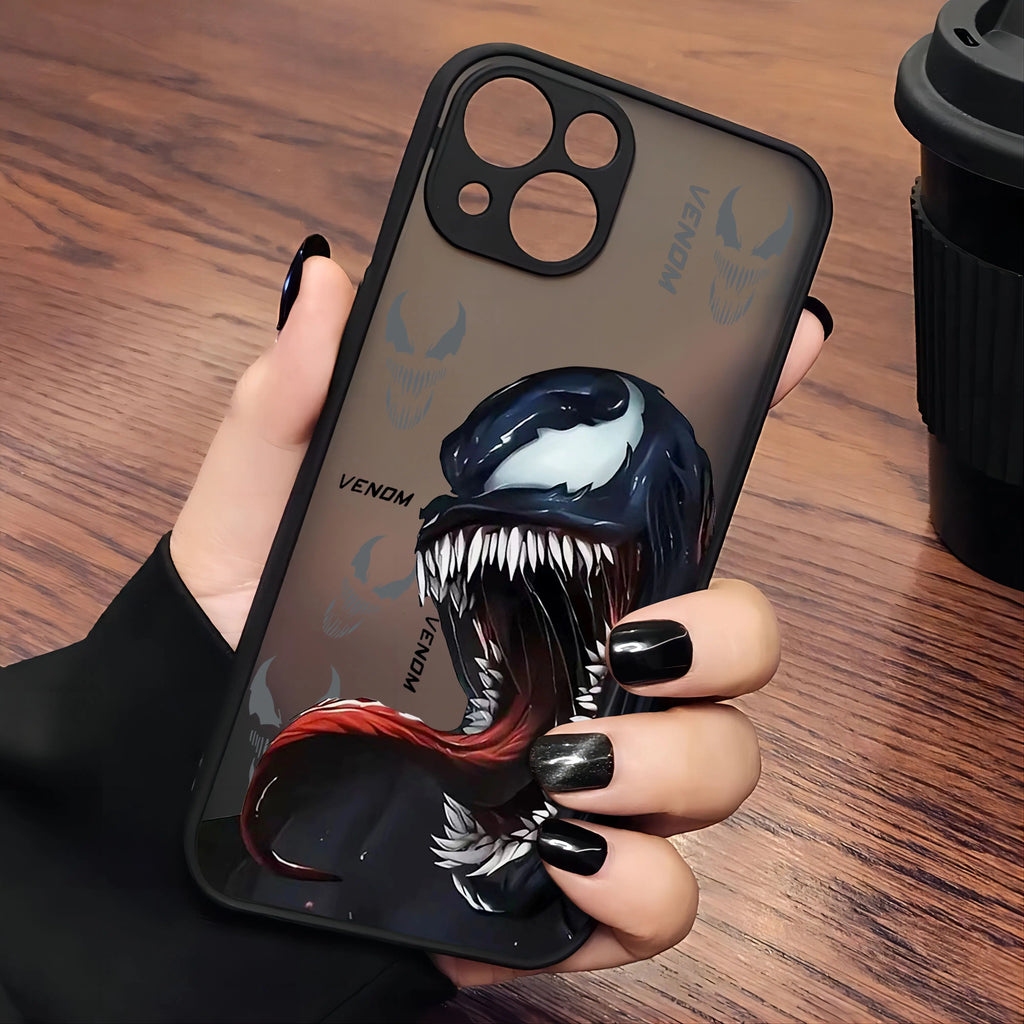 Cool Spiders Mans Venoms Phone Case For iPhone 17e 17 16e 16 15 14 13 12 11 Mini Pro Air  Max X XR XSMax Plus Matte Clear Cover