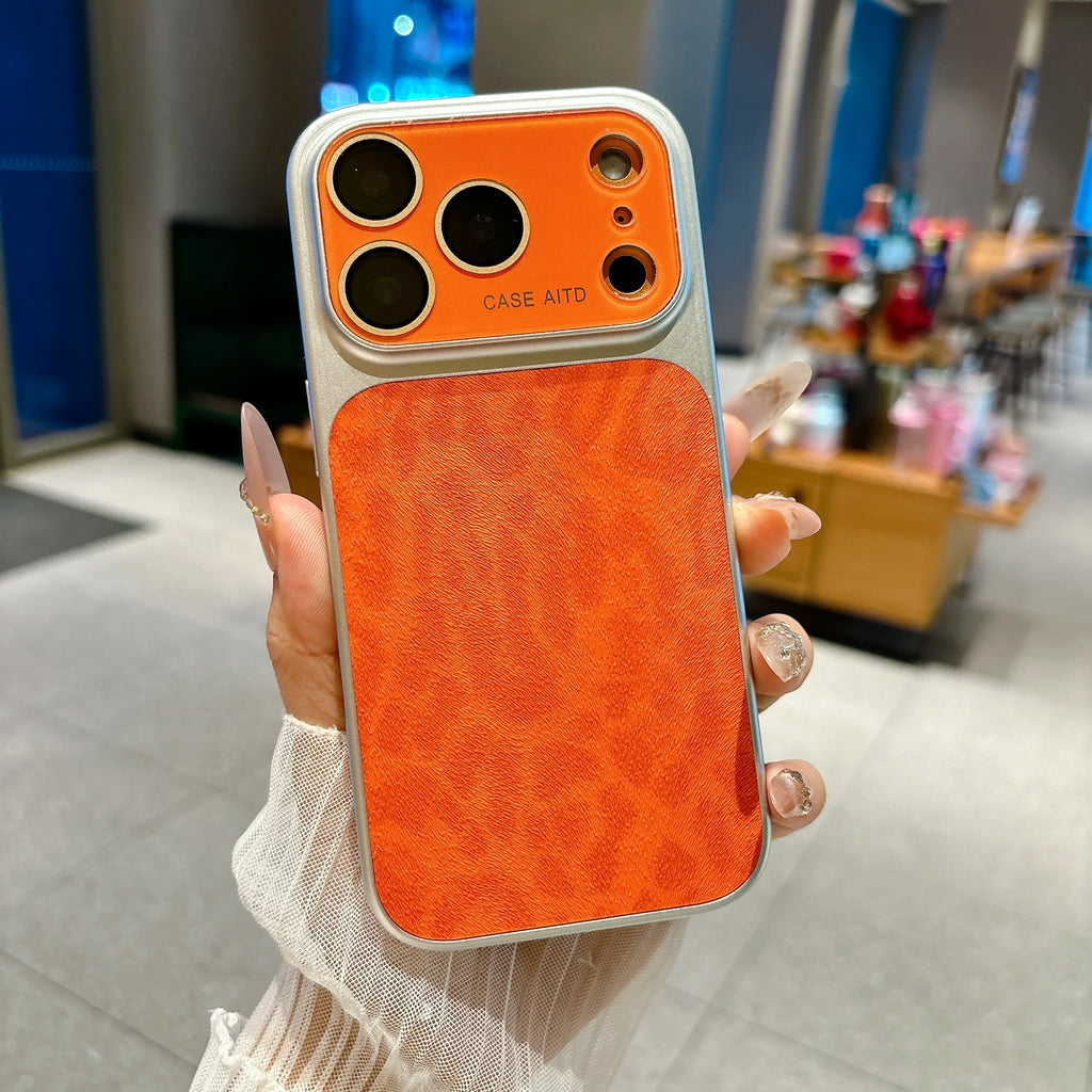 Advanced Lens Protection Leopard Print Pattern Phone Case For iPhone 17 16 15 14 13 Pro Max Shock-Absorbing Protect Back Cover