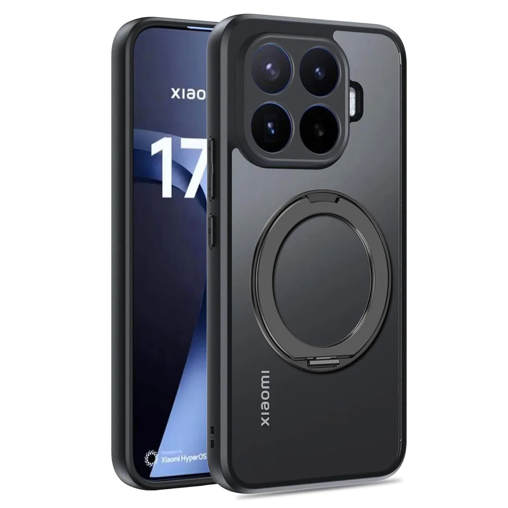 360° Rotating Kickstand Hard Magnetic Wireless Charging Shockproof Cover Case for Xiaomi 17T 17TPro Pro