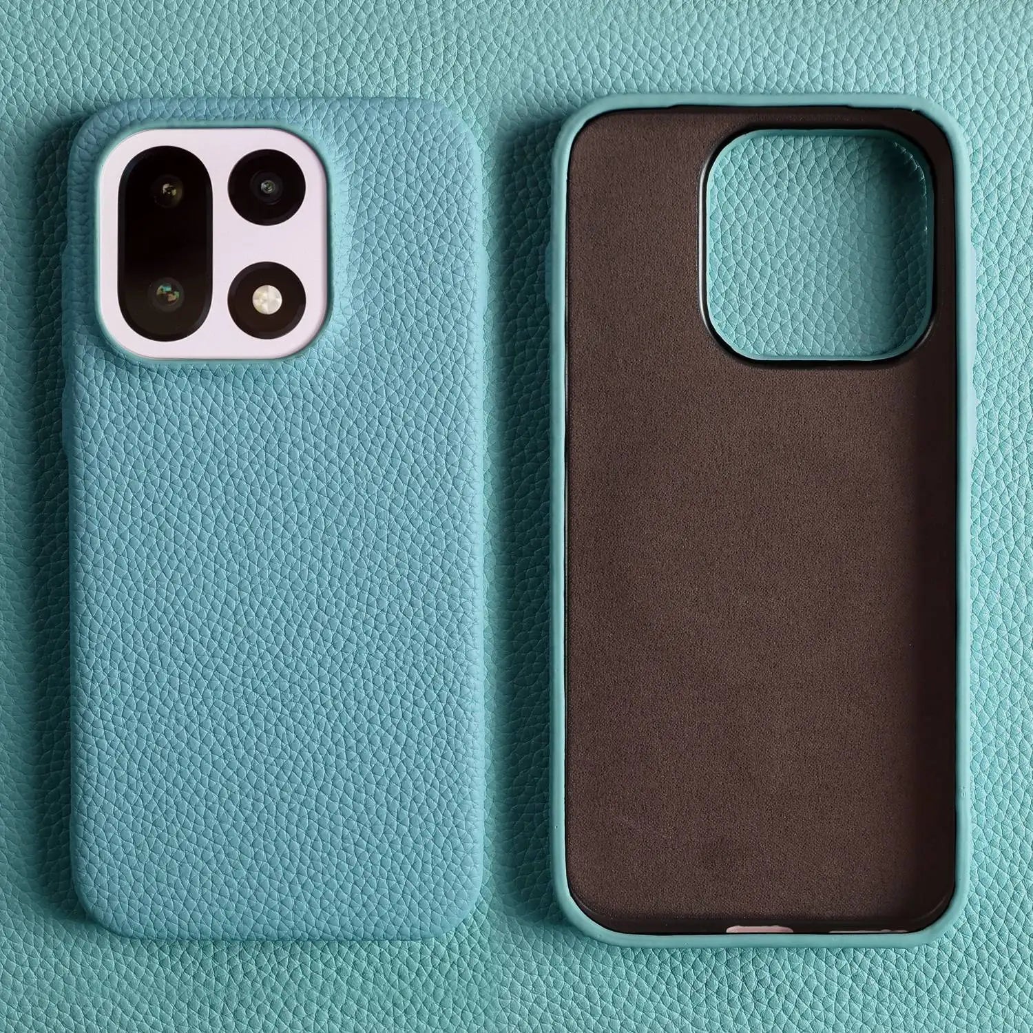Litchi Genuine Leather Case For Oneplus 15 13T 13S 12 13R 11R 10 Pro Luxury Full Covered Phone Cover Back Protect Coque Fundas