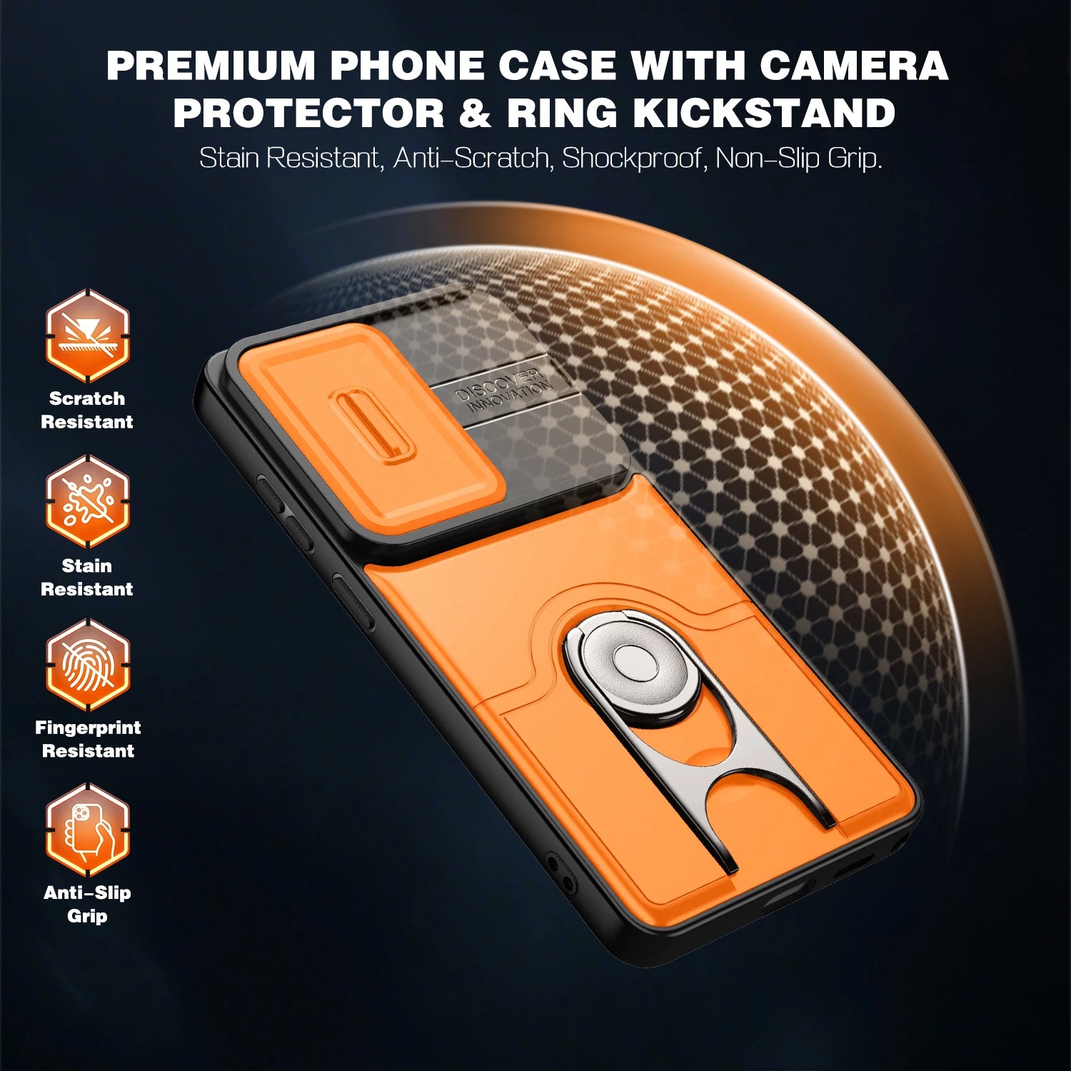Case For Samsung Galaxy A37 A57 A56 A36 A26 A16 A55 A35 A25 A17 A07 A05 A53 5G Slide Camera Protect Magnetic holder Armor Cover
