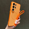 For Samsung Galaxy S26 Ultra Case Magnetic Wireless Charging Cases For Samsung S25 S24 S23 s26Ultra S26+ Plus For Magsafe Cover