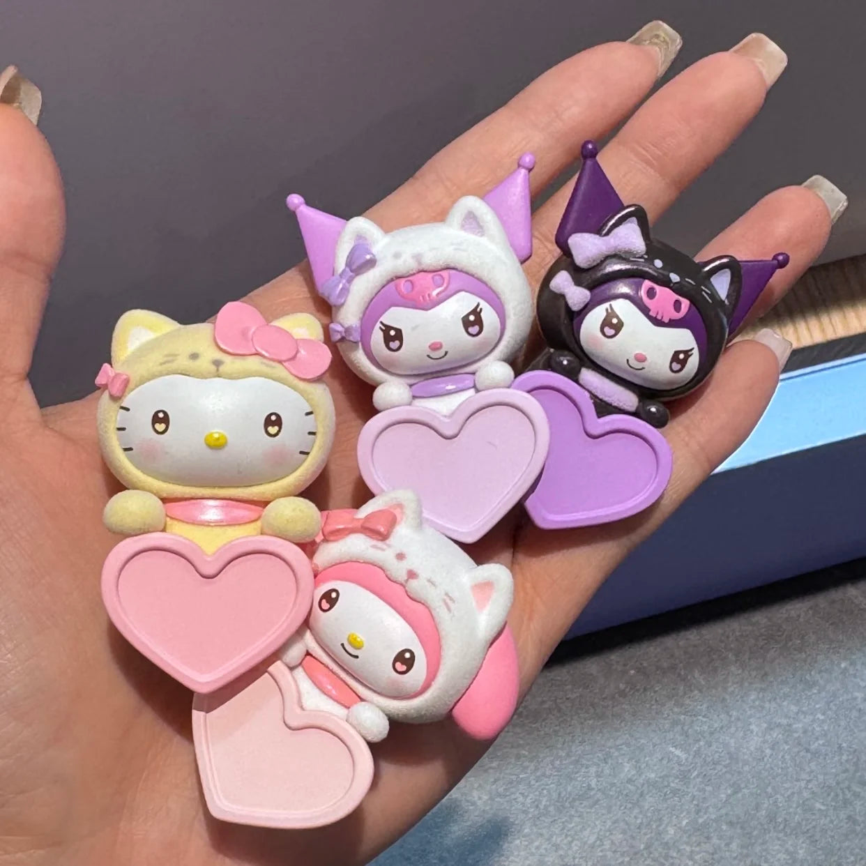 Genuine Sanrio Guardian Meow Group Hipper Series Blind Box Hello Kitty Cute Mini Collection Desktop Ornament Fashion Trend Gift