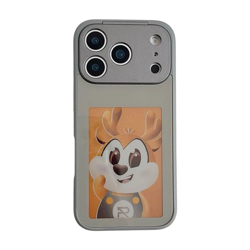 Smart E-Ink NFC Function Memories Phone Case for Iphone 17 Pro Max Wireless Screen Mirroring Screen Phone Cover Battery Free
