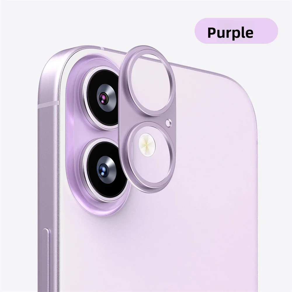 1-3Set Ultra HD Alloy Metal Camera Film for IPhone Air 17 Pro Max Anti-Scratch Tempered Glass Lens Ring Protector Accessories