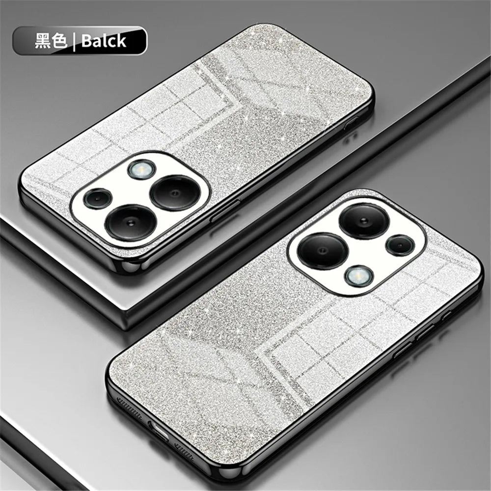 Luxury Plating Glitter Case For Xiaomi Redmi Note 13 Pro Plus 5G Note 13 Pro Redmi 13C A3 Mi POCO X6 M6 Pro C65 13T Soft Cover