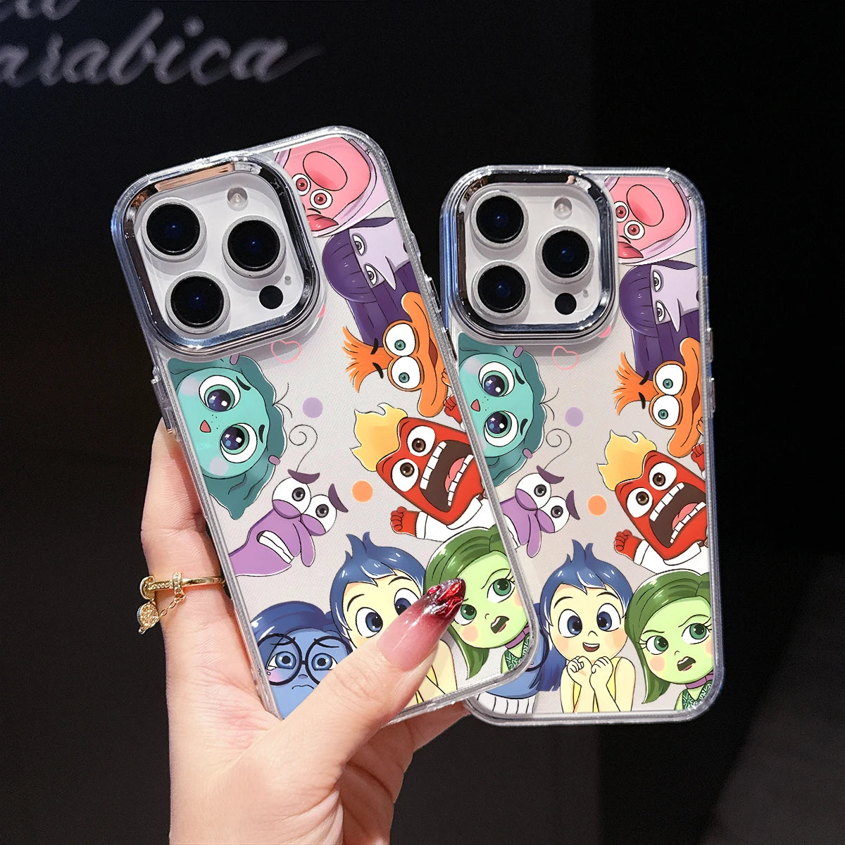 Inside-Out II Luxury Phone Case for iPhone 17 Air 16 15 14 11 Pro Max 16 15 Plus X Xs 8 7 Soft Protective Cover Cases
