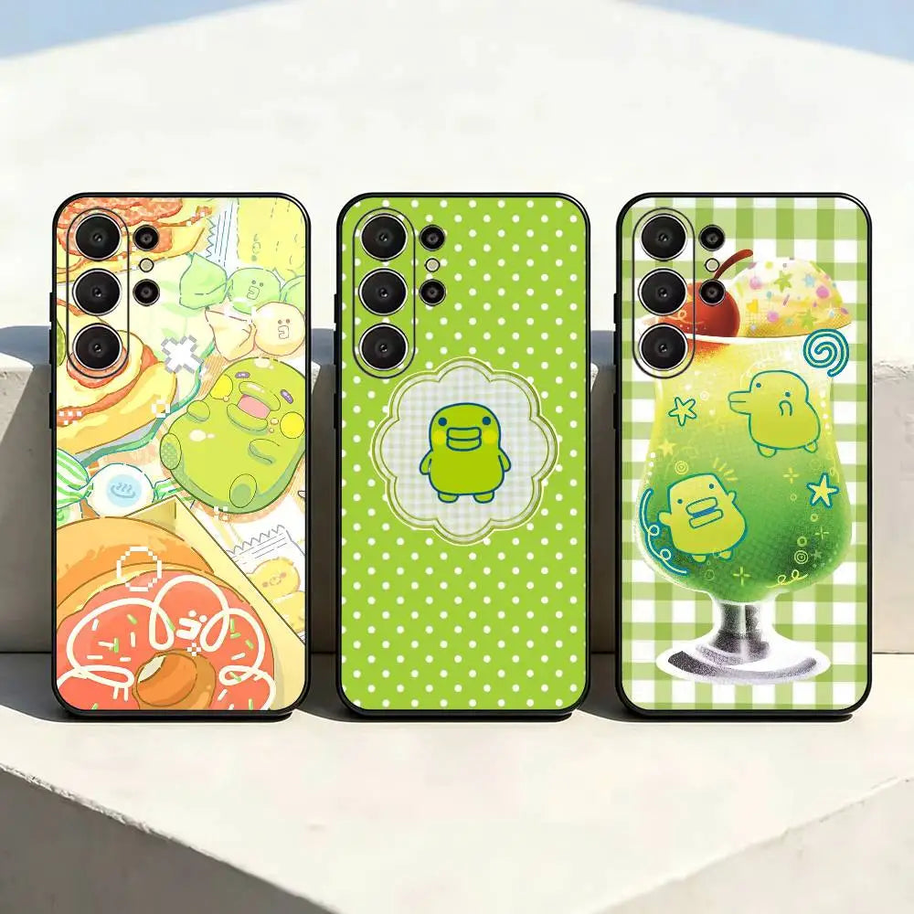 Game T-Tamagotchi K-Kuchipatchi  Soft Silicone Case for Samsung S26, S24, S21, S22, S23, S30, Ultra,  Plus, FE, Lite-Black