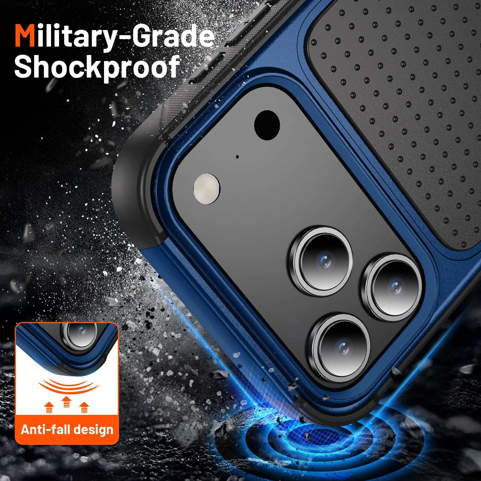 Armor Shockproof Phone Case For iPhone 17 Air 16 15 14 13 12 11 Pro Max Plus Luxury Military Grade Matte Rugged Protective Cover