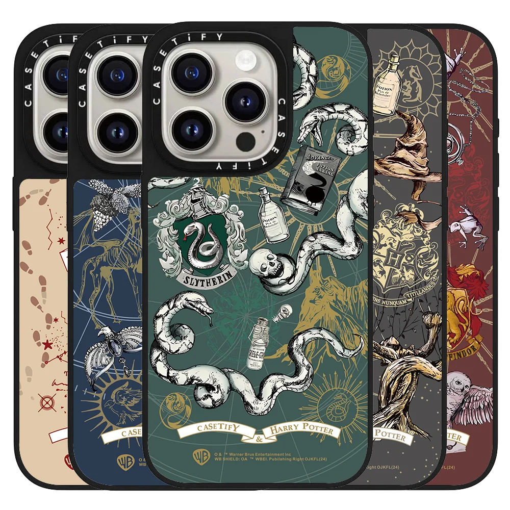 CASETiFY Co-bran Harry Potter  Cute Cartoon Series Phone Case for iPhone16 17 15 14 13 Pro Max Air Plus magnetic Protect Cover