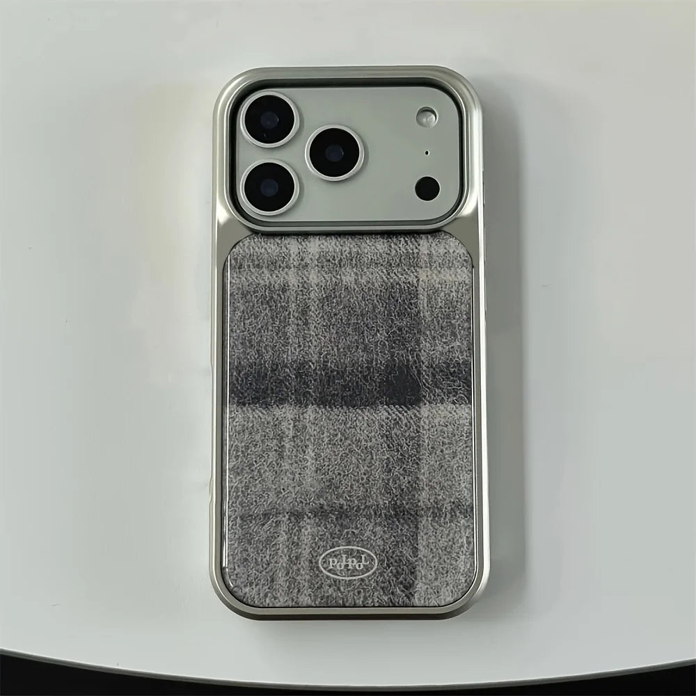 Clmj Knitting Design Phone Case for iPhone 17 16e 16 15 14 13 12 11 Pro Max X XR XSMAX 8 7 Air Plus Luxury Clear Soft Back Cover