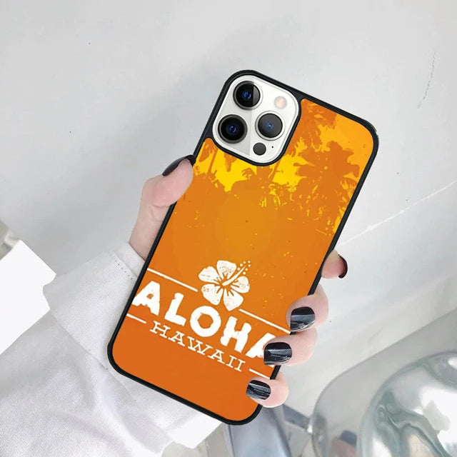 Hawaii Aloha Phone Case Cover For iPhone 17 Air 15 Pro MAX 16 Plus 14 11 12 13