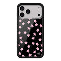 Wildflower ins Super Cute Star Phone Case for iPhone 17 16 15 14 13 12 Pro Max Plus WF Fashion Black Red shockproof Back Cover