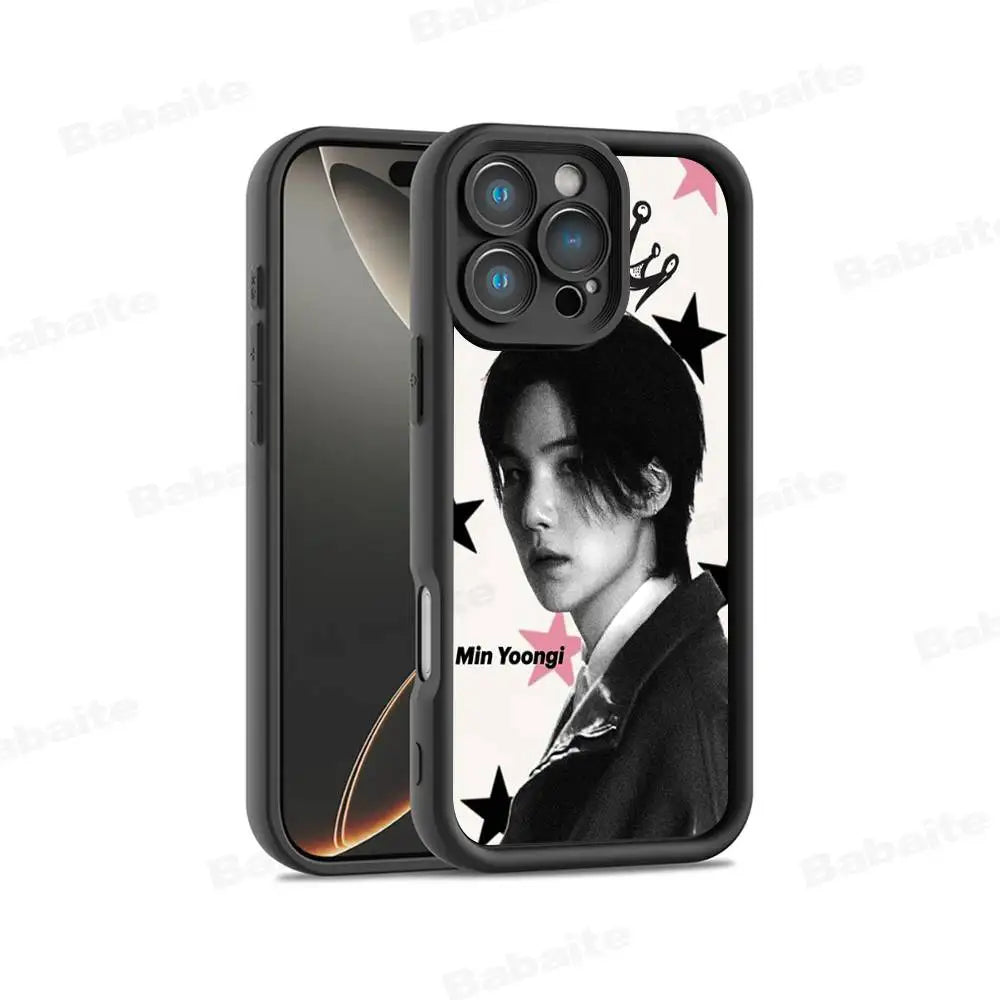 Singer A-Agust D S-SUGA Phone Case For iPhone 17 16 15 14 13 12 11 Pro Max Plus MINI Soft Cover