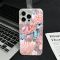 Colorful Painted Sea Turtle Phone Case for Samsung Galaxy A17 A56 A36 A26 A73 A72 A55 A54 A53 A52 A34 A33 A32 A23 A14 A13 4G 5G