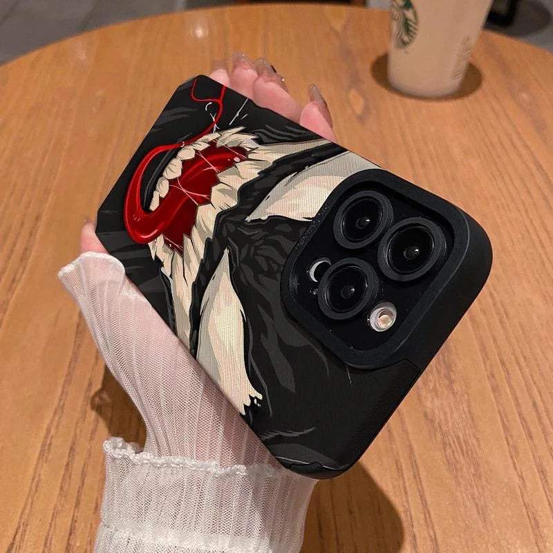 New Cool Ins Movie venoms 3 Pupil Full Screen Phone Case For iPhone 16 15 14 13 12 11 X XR Xs SE2 SE 8 7 Plus Pro Max Mini