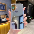 Fashion Plating Makeup Mirror Phone Case For iPhone 17 Air 16 15 14 13 12 Mini 11 Pro XR X XS Max 7 8 Plus SE Shockproof Cover