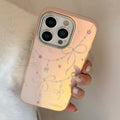 Bow stars laser shiny cool shell for iphone 17 16 pro max 13 14 15 promax ins protector back cover phone case