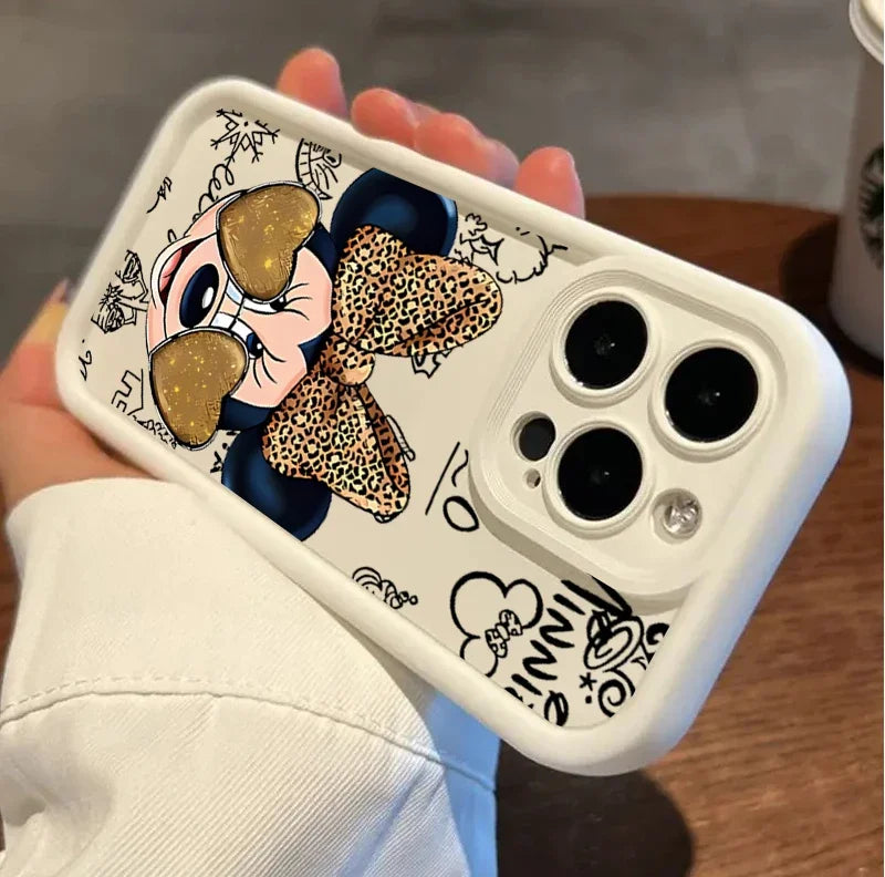 Disney Cartoon Minnie Mouse Case For OPPO A6S A6X A5X A3X A6 A5 A3 Pro Reno 15F 15 14 Pro 13 13F 12F 11F 12 11 Pro Plus 5G Cover