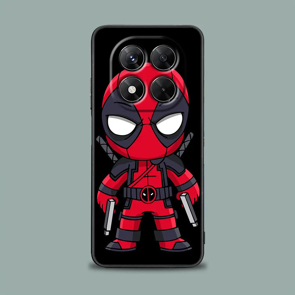 Marvel Phone Case For Redmi 15C 14C 13C Back Cover Spiderman For Redmi Note 15 14 13 12 Pro Plus 11 10 8 Pro Iron Man Groot Case