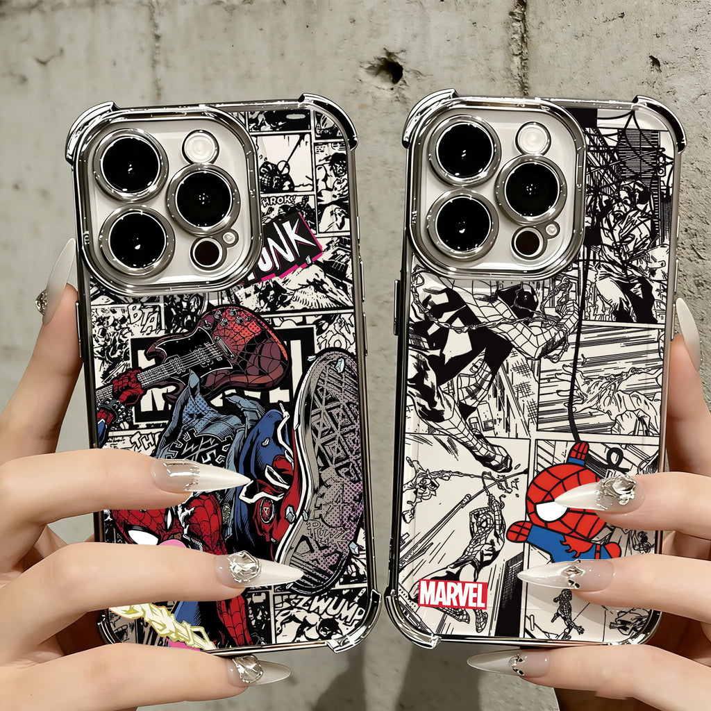 Cool Fashion Spidermans Phone Case For Xiaomi 15T 15 14 13 Poco M7 F7 F4 F5 X7 X6 X5 X3 Pro Ultra 4G 5G Anti Fall Airbag