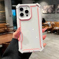 Luxury Duty Dual Layer Transparent Shockproof Phone Case For iPhone 16 15 14 Plus 11 12 13 Pro Max Armour Durable Protect Shell