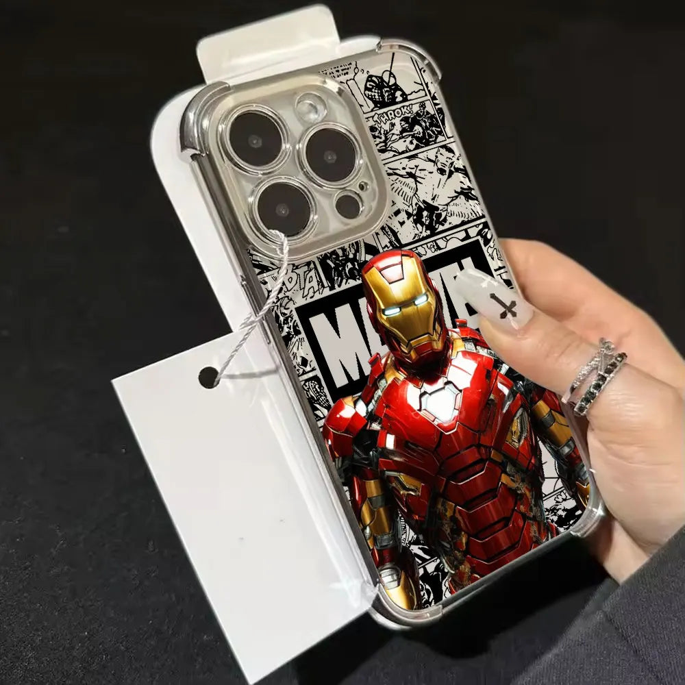 Marvel Spiderman Ironman Comic Phone Case For Xiaomi Poco X8 Pro Max Cases X5 X6 X7 F4 F5 F7 Pro F8Ultra M7 X8Pro Silicone Cover