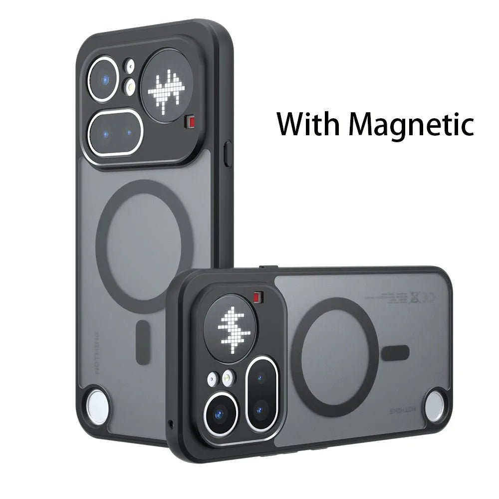 For Magsafe Magnetic Wireless Charging Case For Nothing Phone 4A Pro NothingPhone4A NothingPhone4APro Shockproof Back Coque