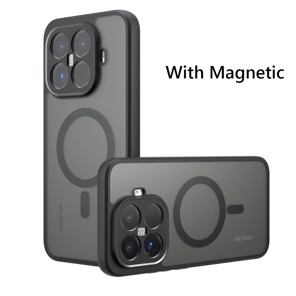 For Magsafe Magnetic Wireless Charging Case For Xiaomi 15T Pro Xiaomi15TPro 5G Shockproof Matte Back Cover Coque
