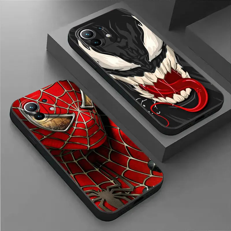 Marvel Spiderman Venom Phone Case For Poco X8Pro Max X5 X6 X7 X8 M6 M7 M8 F6 F7 Pro F8 Xiaomi 11T 13T 14T 15T Pro 15 Ultra Cover
