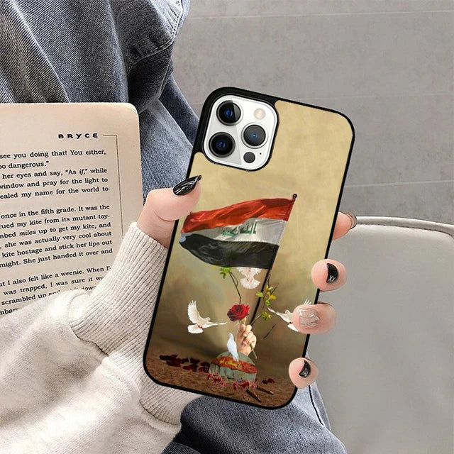 Iraqi Iraq Flag Phone Case For iPhone 17 Air 16 15 Plus Max 14 13 12 11 Pro Max  Cover Shell coque