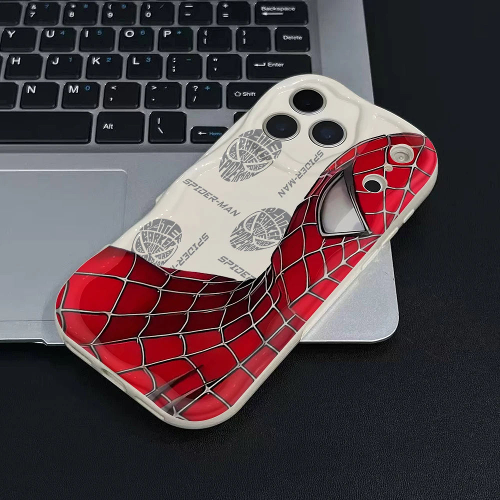 Black Venoms Spiders Men Phone Case for Motorola Moto G84 G75 G60 G54 G53 G52 G35 G34 G24 G22 Edge 50 E22 E14 5G 3D Wave Capa