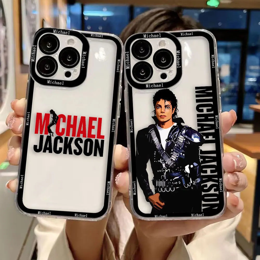 Dancer m-Michael j-Jackson Clear Phone Case For Realme 15 5 6 7 7I 8 8I 9 9I 10 12 NOTE 70 C75 C71 C67 C65 C55 C53 C35 C33 Cover